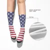 Chaussettes masculines Uas Flag Pattern 3D Impression drôle Harajuku Unisexe Tube Middle