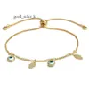 Bracelets d'œil bleu gold bel