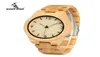 Bobo oiseau décontracté bambou Watch Watch japonais Mouvement de bracelets Bamboo Band Watchs Watch Quartz Watch for Men3093991