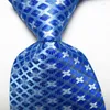 Bow Ties Fashion Plaid Tie Men's 9cm Silk Slips Set Rose Red Blue Gold Yellow Jacquard Woven