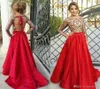 2019 à manches longues Prom Dress A Line Sheer Crew Neck Sequins Formes Holidays Portez la remise des diplômes Robe de fête Custom Made PLUS SI2855154