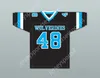 Niestandardowy numer nazwy Męscy młodzież/dzieci Rob Gronkowski 48 Woodland Hills High School Wolverines Black Football Jersey 1 Top Sched S-6xl