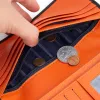 Wallets BISON DENIM New Designer Carbon Fiber Men Long Wallet With Airtag Holder RFID Blocking Bill Card Holder Long Purse Men Gift