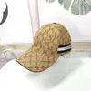2024 Canvas Baseball Hat Designer Hat Casquette Cap coloré pour hommes Femme Chaps ajusté tendance Femme Vintage Luxe Jumbo Gorras Fulse Snake Tiger Bee Sun