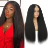 Wigs Cosplay s V Part Synthetic Hair Yaki Straight U Heat Resistant For Black Women Daily 1226 inch 230728