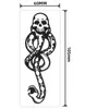 15st Death Eaters Dark Mark Make Up Tattoos Stickers Cosplay Accessoarer and Dancing Party Dance Arm Art Temporary Tatoo 240418