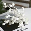 Декоративные цветы ягоды стебель белое растение на год рождественские украшения
