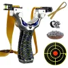 Scopes Hunting Laser Camouflage Catapult Sports Strong Rubber Band Target Paper Steel Ball Accessories Package Catapult Toys