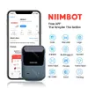 Niimbot b1 label printer draagbare handheld thermische maker bluetooth barcode qr code sticker papier kleur rollen labeller witte tag 240419