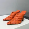 Slifori alti in pelle genuina muli muli pompe da donna scarpe da sera designer di lusso scarpe taccuini calzature di fabbrica 35-41 con scatola