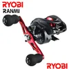 Baitcasting Reels Ryobi Ranmi Ak Reel Agua salada Agua dulce Pesca 71bb Max Drag 8 kg Ligera de surf de cáscara de cebo de cebo Dhus0