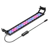 Aquariums Full Spectrum Planted Aquarium LED Lighting 2045cm 110V240V External Controller, With Extendable Brackets, Fish Tank Light