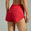 Versnelling van de hoogbouw beklede korte taille sport shorts vrouwen zetten snel drogen los lopende kleding rug zipper pocket fies yoga qick