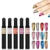 Nail Art Glitter Mirror Powder Air Cushion Magic Pen Effect Chrome Pigment For Decorations UV Gel Polish Dust Nail Decor