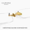 CAPONI Crystal Reading Glasses High Quality Rimless Mens Eyeglasses Clear Vision Original Brand Designer Optical Glasses LH8006 240416