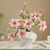 Decorative Flowers Koko Flower 40cm Orchid Bouquet Home Living Room Decoration Wedding Party Decorations Realistic Touch Butterfly Orchids