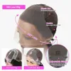 Wear and Go Glueless Wig Straight 13x6 Transparent Lace Frontal Wig Human Hair Ready to Wear Bone Straight 6x4 Lace Frontal Wigs 240409