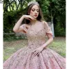 Мексиканские розовые платья Quinceanera Ball Hone