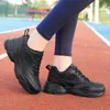 Chaussures décontractées Moipheng Platform Sneakers Femmes Light Black Autumn Taille 35-41 Chunky Woman Trendy Vulcanied
