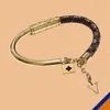 Bracciale Charm Bracciale Designer Bangle di Bracciale Veso Bijoux 14K Gold Magnetic Colore Magnetica in pelle Nuova moda Fashi