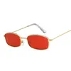 Klassieke retro rechthoekige zonnebrillen voor vrouwen retro schaduw snoepkleur spiegel zonnebril voor vrouwen vierkant rijden oculos de sol 240419