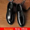 Dress Shoes Men Lift Platform Hoge hakken Hoogte Verhoog Business Casual Man Verhooging 10 8 cm mocassins groter