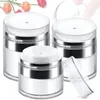 Storage Bottles Air Pump Moisturizer Jar Container Empty Cream Subpackage Vacuum Bottle For Skincare Face Makeup Lotion Creams