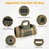 Storage Bags Tool Roll Bag Organizers Electrician Kit Roll-type Easy Carry Hanging Vehicle-mounted Multifunctional Hardware Gift