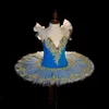 Professional Ballet Tutu Dress Girl Dance Costume de performance infantil Ballerinas Pancake Tutu Kids Criança Carnaval Jazz Dan Dress 240411