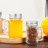 Bouteilles d'eau 40 ml / 60 ml / 120 ml Jar maçon pour la confiture et le miel Portable Féche de lait Bouteille de lait avec des verres de bar à la maison à la maison Z7B2