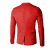 Turn Collar Men Pak Jackets Formele zakelijke jassen mannelijke avondfeest blazer jas solide kleur ontmoeting kleding 240407