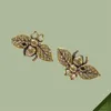 Earring Stud oorbellen Designer G Luxe sieraden Bijoux S925 Silver Pin Wedding Betrokkenheid Little Bee Nieuwe mode Hoge kwaliteit Damesheren Gratis verzending Groothandel