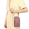 Sacchetti da sera Clip Designer Pocket Pocket Pickle per donne in pelle morbida femmina femmina crossbody ladies borsetta