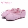 Dansschoenen aankomst 6 kleur kinderen kinderen meisjes kwaliteit canvas ballet slippers pointe gymnastiek