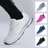Santic Cycling Shoes Multi-purpose Running SPD Indoor Leisure Shoes Rubber Sole Hook Loop Design 3D Mesh Fabric Sneakers Unisex 240417