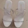 Hausschuhe professionelle Performance -Schuhe.Wunderschöne auffällige ultrahoch mit 15 cm Glasschneelschützer dünne Heels Frauenschuhe