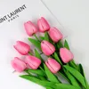 Decorative Flowers Multicolor Artificial Tulips Realistic Lifelike Excellent Gift Idea For Day