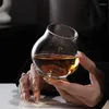 Vinglas 2 PC Whisky Snifter Glass gammaldags kristallklart Big Belly Garge Aroma Brandy Tumbler Single Malt Whisky Cup