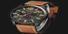 Relogio Masculino Big Dial Men Curren Watches Top Luxury Black Quarzer Military Orologio da uomo Orologio Men039S Sports Watch8866128