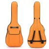 Väskor 40/41 tum Oxford Fabric Acoustic Guitar Bag Soft fodral Dubbel axel 5mm vadderad vattentät spelning