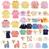 Bebe Korean Kids Jacket Spring Cartoon Printed Girls Sweatshirts Casual Pants Set Children Hoodies Leggings Outwear 240408