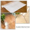 Carpets Transparent Carpet Protection Mat Rug Pad For Coffee Table Plastic Protector Protectors Protective