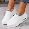 Casual Shoes Fashion Sports Frauen leichte Luft läuft atmungsaktives Netz bequem flach im Freien Walking Tennis