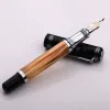 Pens Duke 551 Classic Confucius Natural Bamboe Metal Fountain Pen Pen kalligrafie Pen Medium / gebogen iridium 0,7 mm / 1,2 mm voor kantoorgeschenk