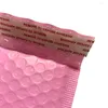 Storage Bags 25Pcs Pink Poly Bubble Mailer Mailers Padded Envelopes For Gift Packaging Lined Self Seal Bag Drop