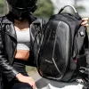 Backpacks Motorcycle Riding Backpack with USB Port Large Capacity Rider Gear Bag Men's Travel Hard Shell Carbon Fiber Helmet Bag