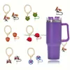 Andere drinkware -letter Charm Accessoires voor 40 oz kop initiële naam ID gepersonaliseerd handgreep Tumbler WLL2204 Drop Delivery Home Garden OTB5N