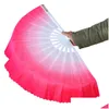 Other Festive Party Supplies Chinese Dance Fan 5 Colors For White Bone Wedding Folding Hand Drop Delivery Home Garden Dhkke