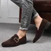 Chaussures habillées EST BUSINES CASSORATIONS POUR MEN SLIP sur des mots de mariage de fête de créateurs Big Taille 47 48 Office Work Mâle