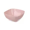 Assiettes 3 Color Plastic Square Bowl Dîner Assiette 14 9 6,5 cm Porte-monnai